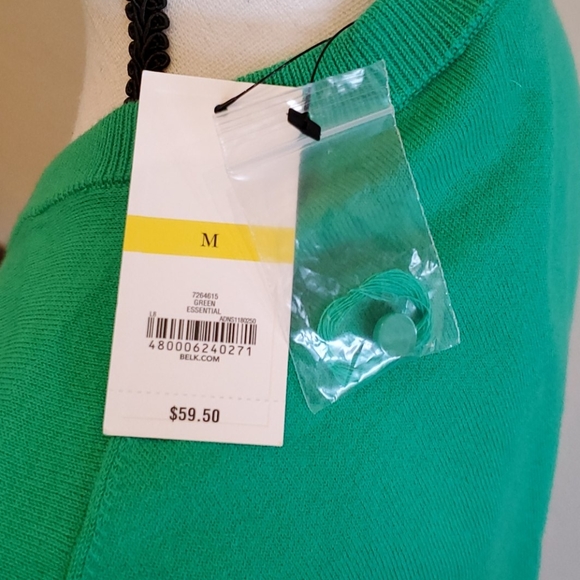 NWT Green Cardigan - Picture 3 of 4